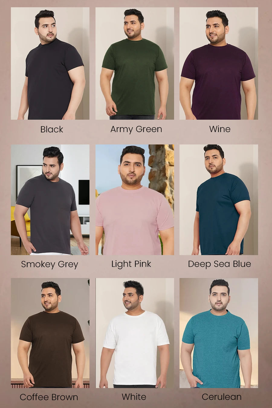 Pick Any 2 Men Plus Size T-shirt