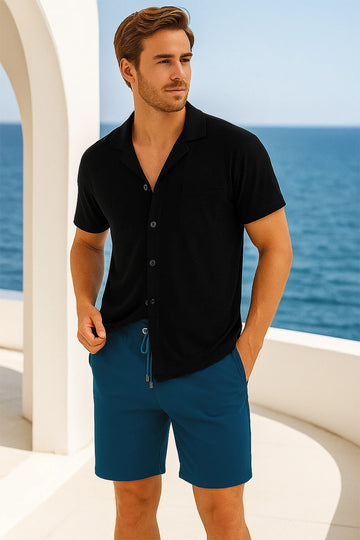 Turquoise - Terry Shorts