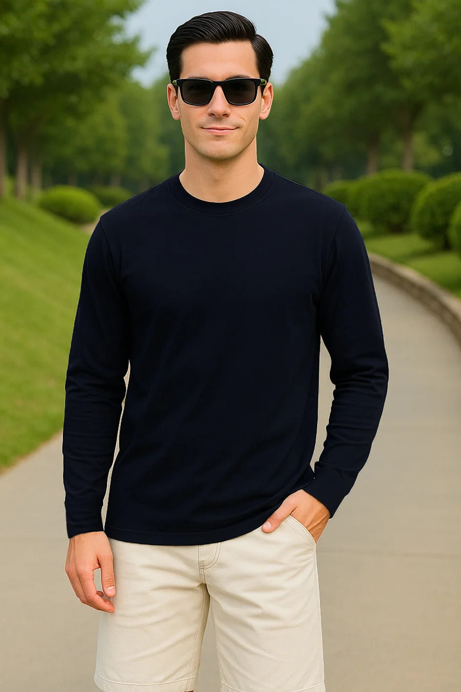 Classic Full sleeve in Midnight Blue