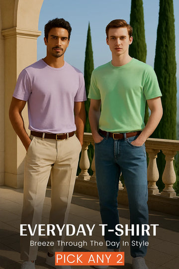 Pick Any 2 - Men Everyday T-shirt Combo