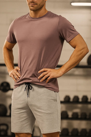 Light Grey - Terry Shorts