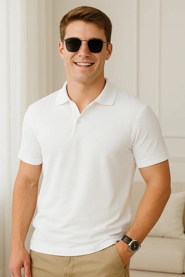 Classic Polo in White