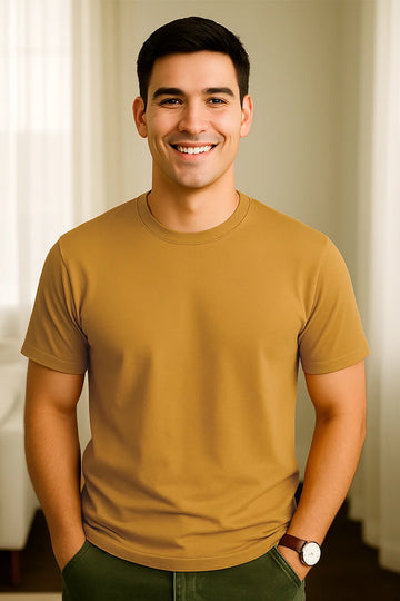 Classic Crew in Mustard