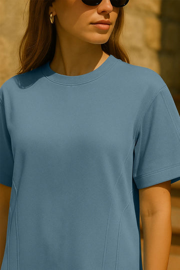 Dusty Blue Oversized T-shirt