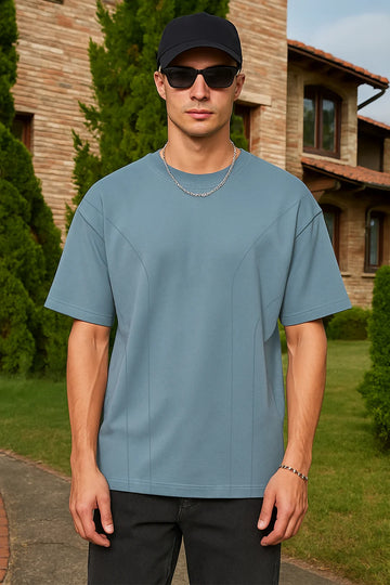 Dusty Blue Oversized T-shirt