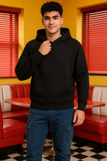 Black - Fleece Hoodie
