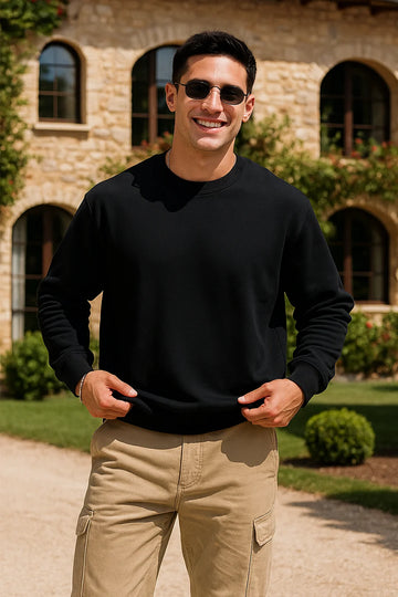 Black - Fleece Sweatshirt