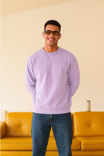 Lavender - Fleece Sweatshirt