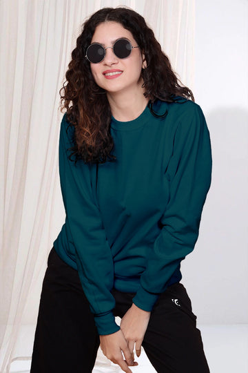 Turquoise - Fleece Sweatshirt