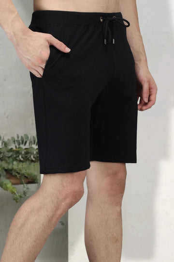 Black - Terry Shorts