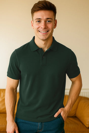 Classic Polo in Army Green