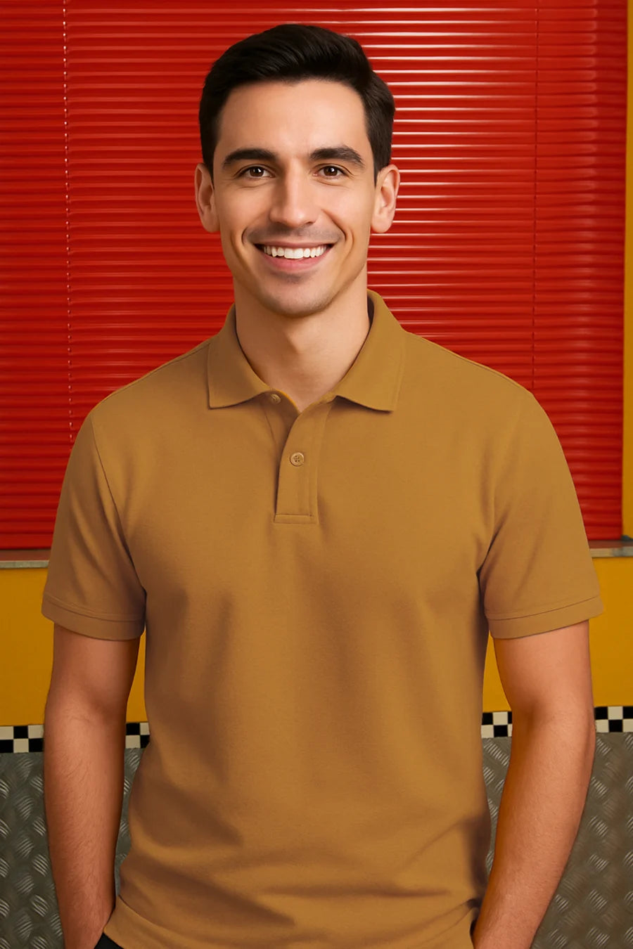Classic Polo in Mustard