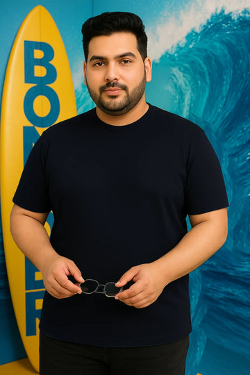 Plus Size - Midnight Blue - Classic Crew
