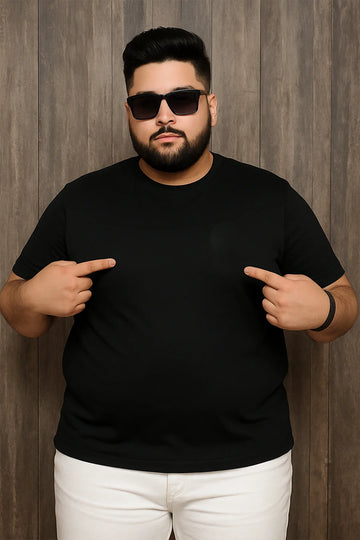 Plus Size - Black - Classic Crew