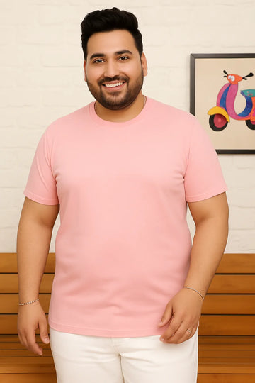 Plus Size - Light Pink - Classic Crew