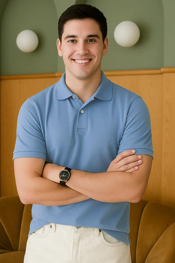 Classic Polo in Sky Blue