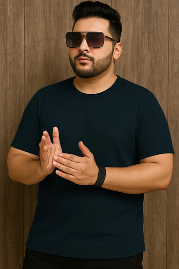 Plus Size - Deep Sea Blue - Classic Crew