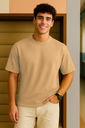 Beige Stone Oversized T-shirt
