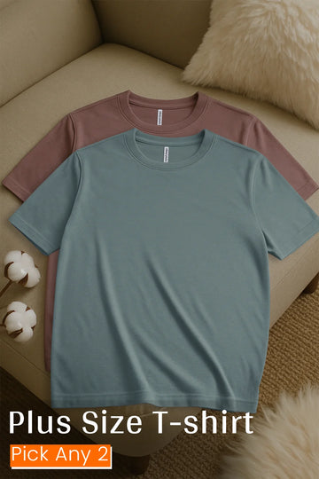Pick Any 2 Men Plus Size T-shirt