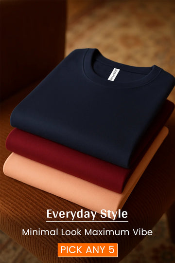 Pick Any 5 - Men Everyday T-shirt Combo