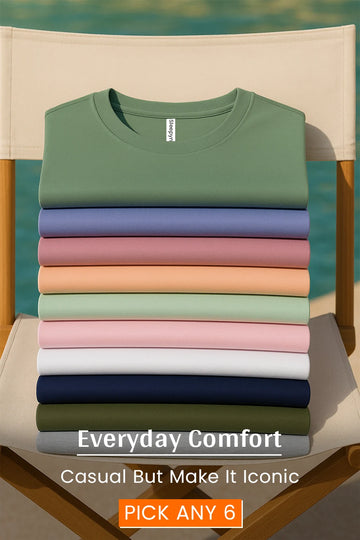Pick Any 6 - Men Everyday Tshirt Combo