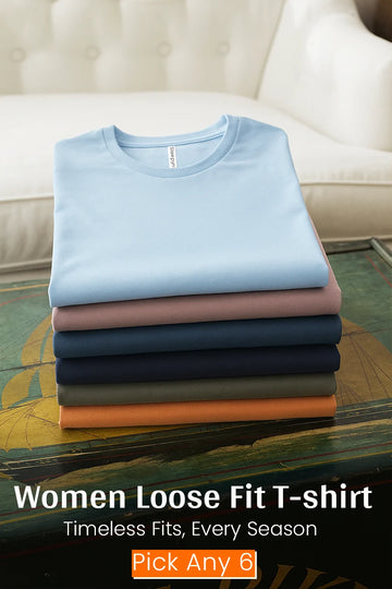 Pick Any 6 Women Relax Fit T-Shirt