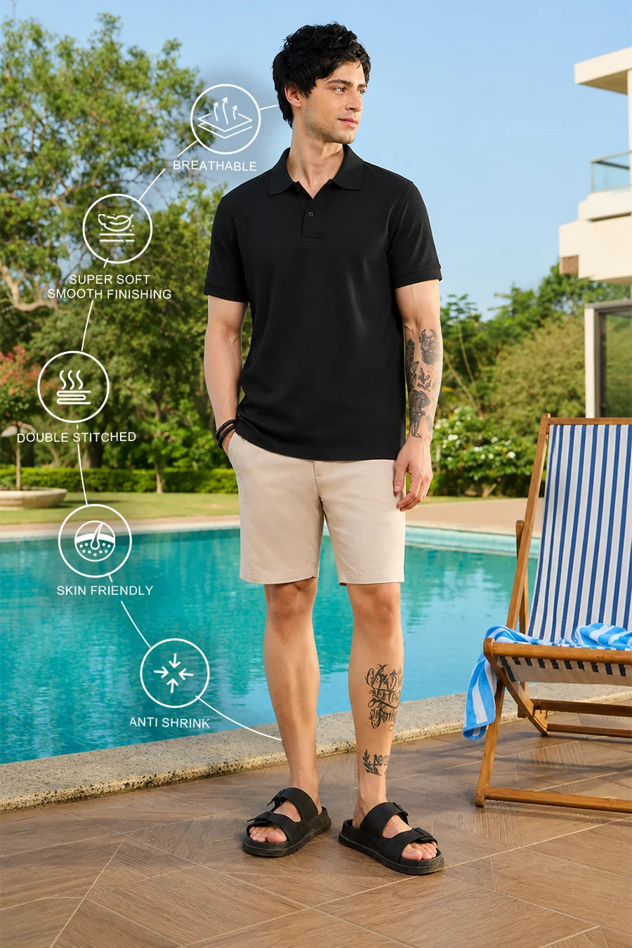 Classic Polo in Black
