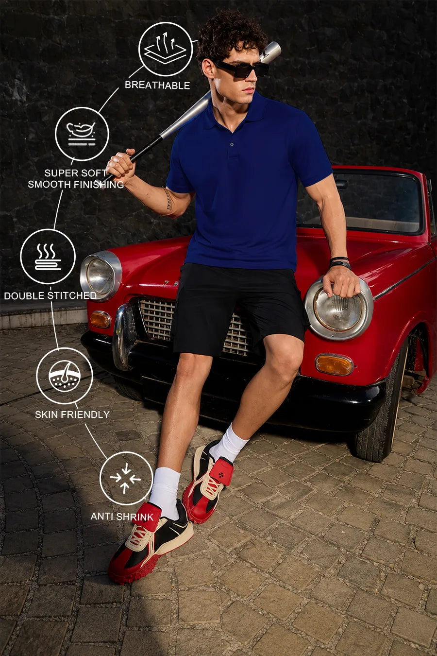 Classic Polo in Royal Blue