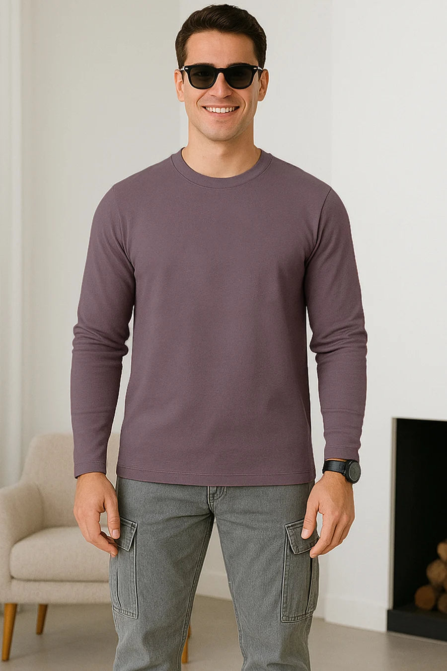 Classic Full sleeve in Mauve