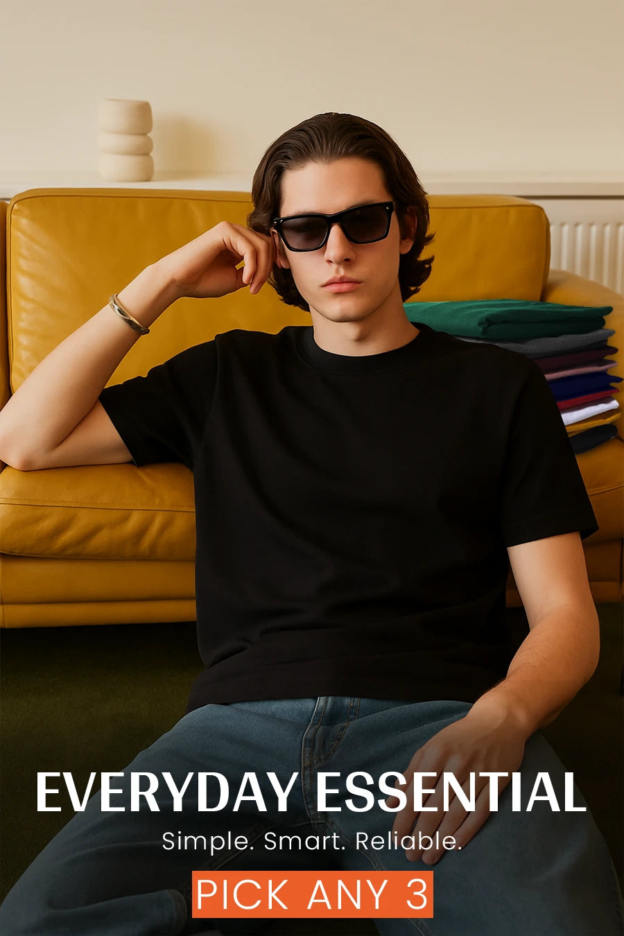 Pick Any 3 - Men Everyday Tshirt Combo