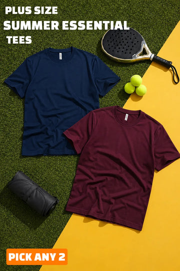 Pick Any 2 Men Plus Size T-shirt