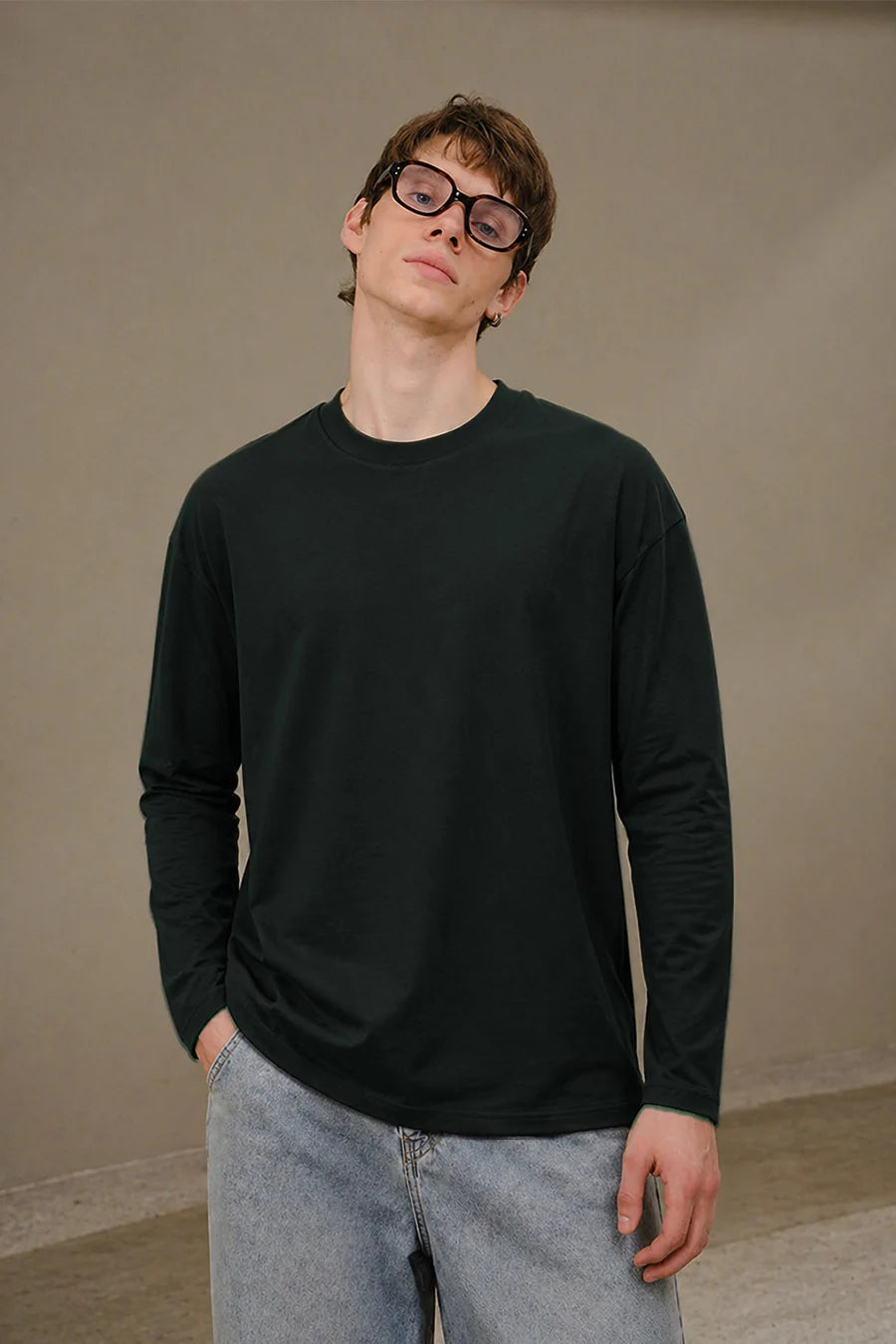 Classic Full sleeve in Army green