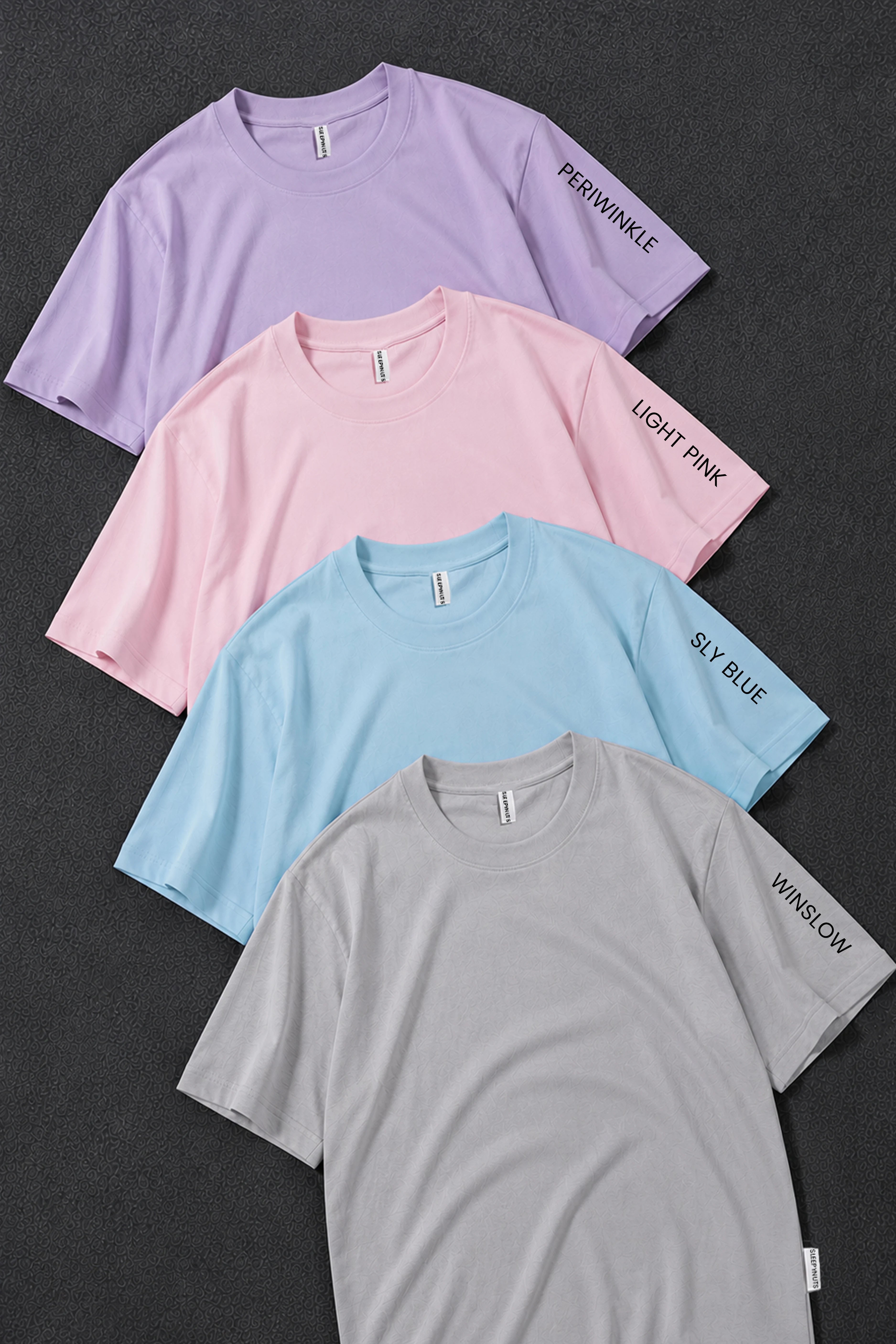Pack 4 - Sky Blue, Periwinkle, Light Pink and Winslow Ash - Classic Crew