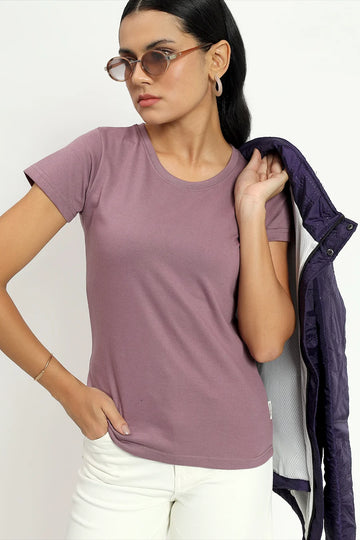 Classic Crew in Mauve