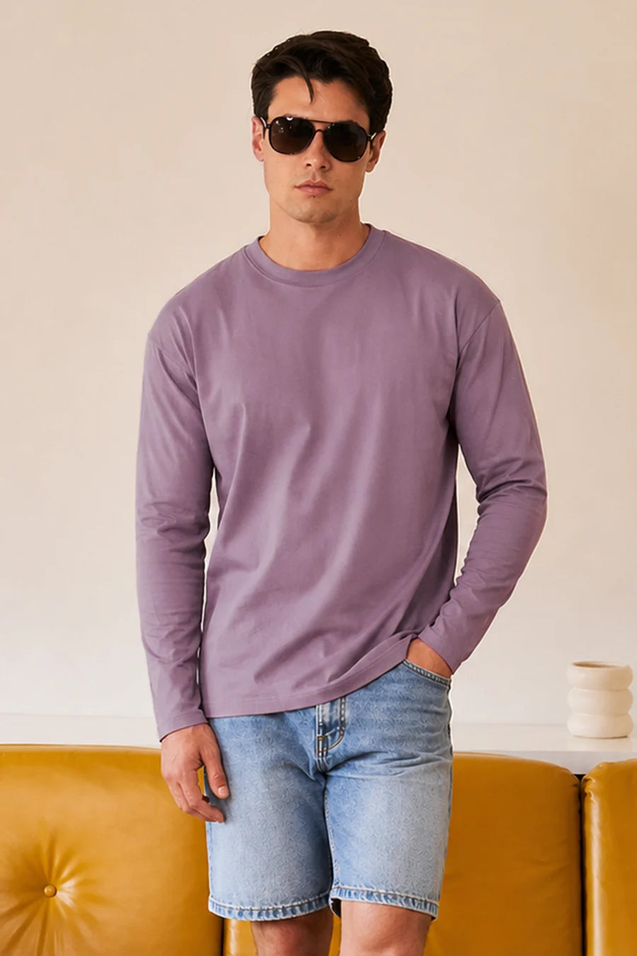 Classic Full sleeve in Mauve