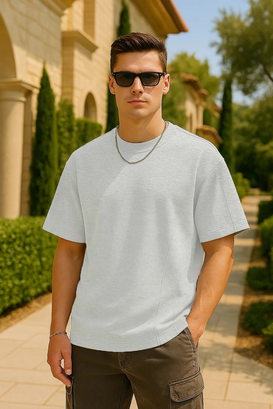 Core Grey Oversized T-shirt