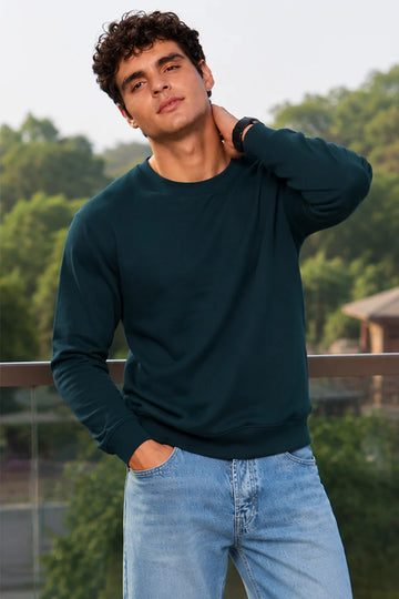 Turquoise - Fleece Sweatshirt