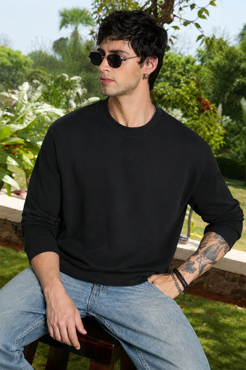 Black - Fleece Sweatshirt