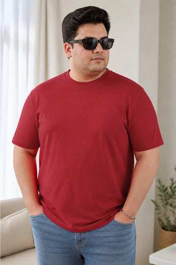 Plus Size - Red - Classic Crew
