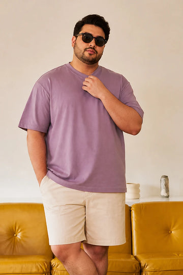 Plus Size - Mouve- Classic Crew