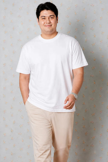 Plus Size - White - Classic Crew