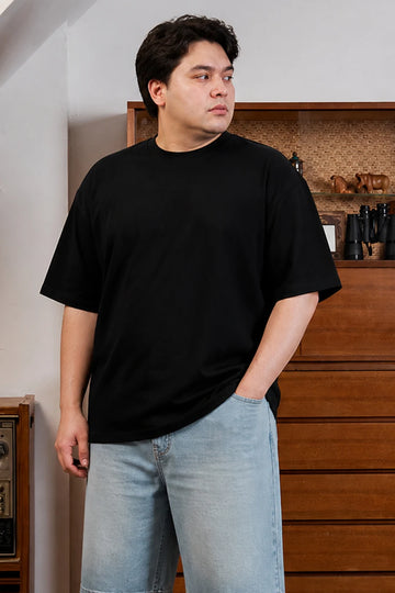 Plus Size - Black - Classic Crew