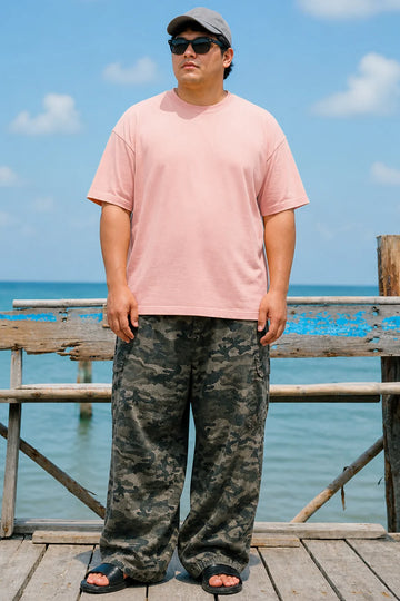 Plus Size -Peach - Classic Crew