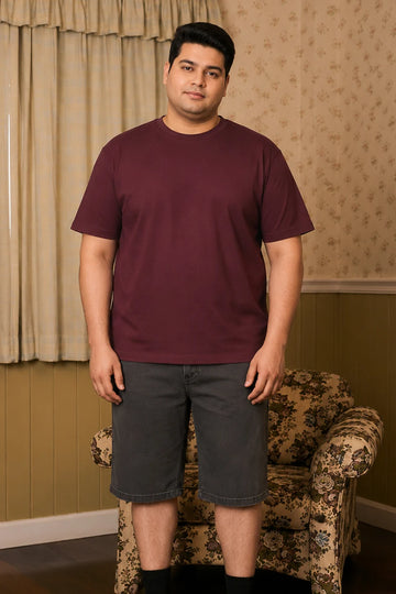 Plus Size - Maroon - Classic Crew
