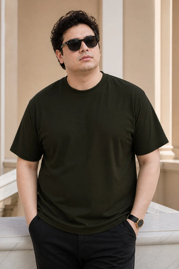 Plus Size - Olive - Classic Crew