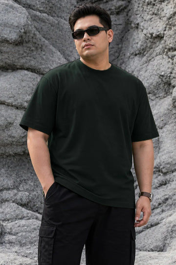 Plus Size - Army Green - Classic Crew