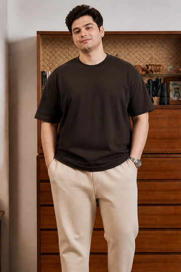 Plus Size - Coffee Brown - Classic Crew