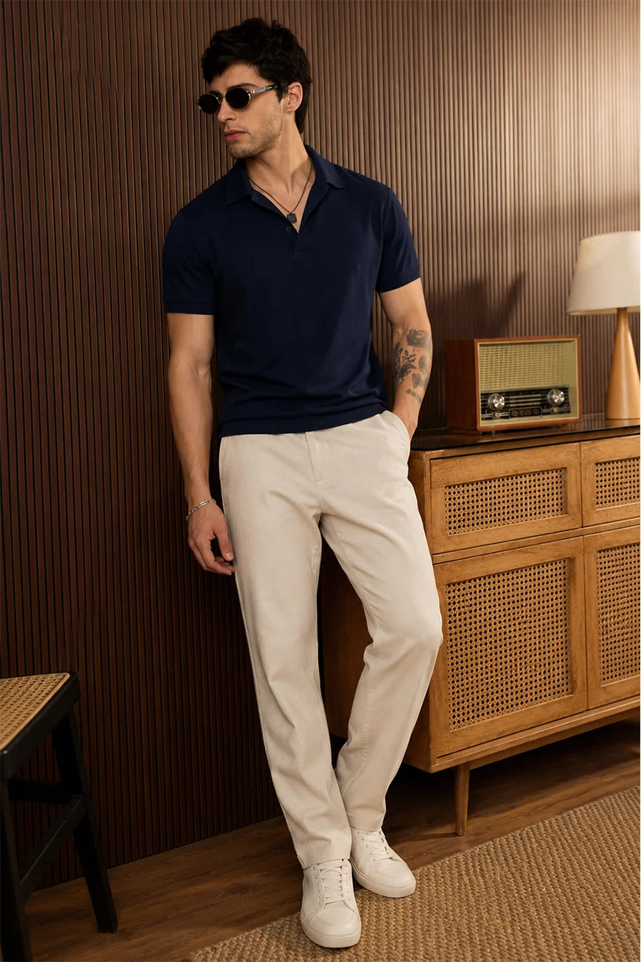 Classic Polo in Midnight Blue