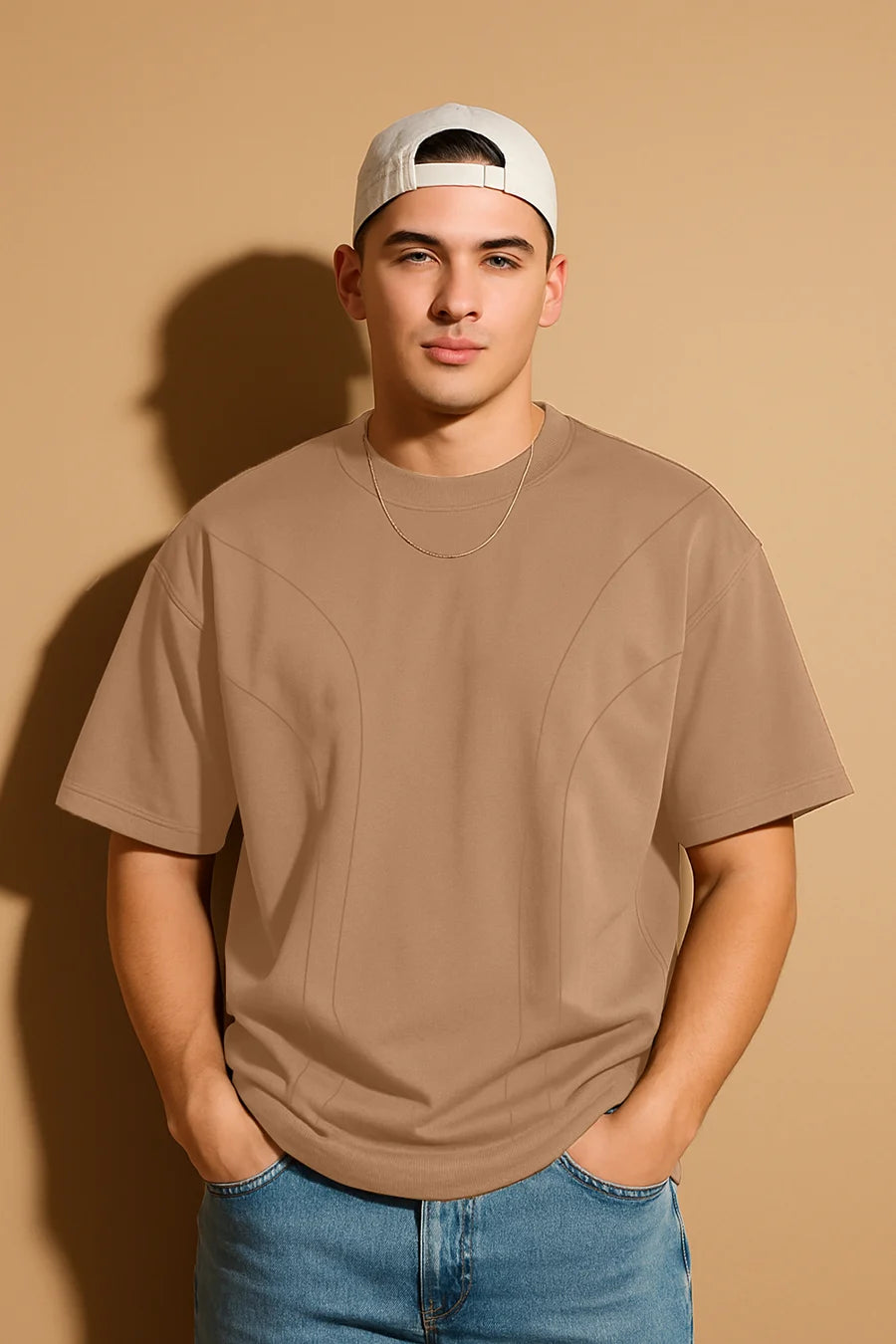 Toffee Brown Oversized T-shirt