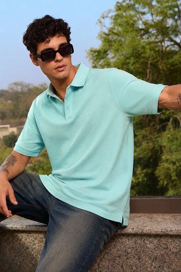 Classic Polo in Teal